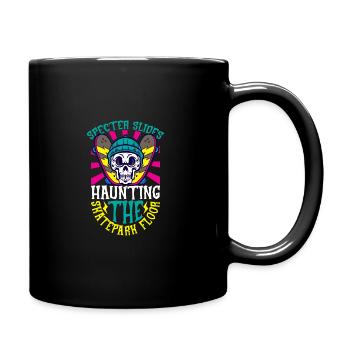 Horror Skateboarder Halloween Skateboard Cadeau - Mug uni - noir - Droite
