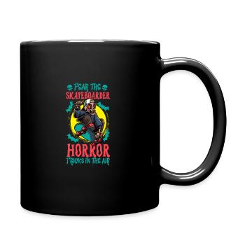 Horror Skateboarder Halloween Skateboard Cadeau - Mug uni - noir - Droite