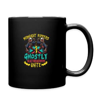 Horror Skateboarder Halloween Skateboard Cadeau - Mug uni - noir - Droite