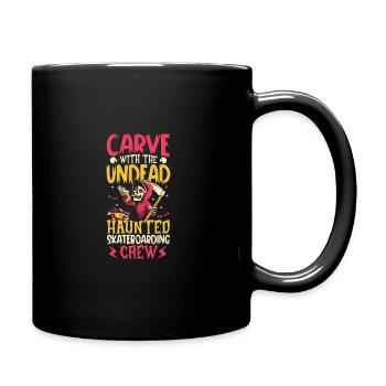 Horror Skateboarder Halloween Skateboard Cadeau - Mug uni - noir - Droite