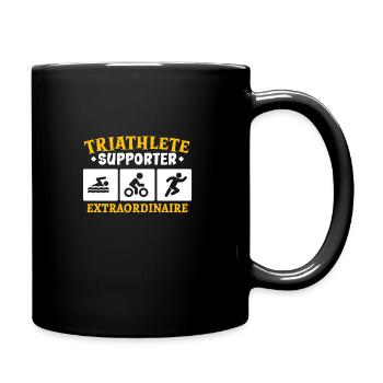 Triathlon Swim Bike Run Triathlete Sport Gift - Full Colour Mug - black - Right