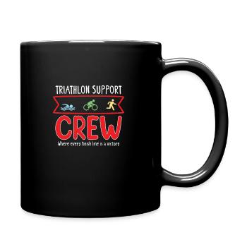 Triathlon Swim Bike Run Triathlete Sport Gift - Full Colour Mug - black - Right