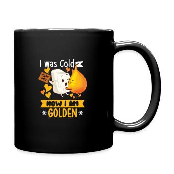 Scout Camping Outdoor Romantisches - Tasse einfarbig - Schwarz - Rechts