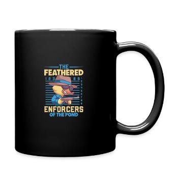 Gangster Rubber Ducks Mobster Mallards Ducky Dons - Mug uni - noir - Droite