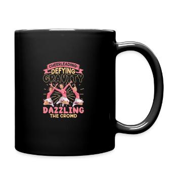 Tenue de pom-pom girl - Mug uni - noir - Droite