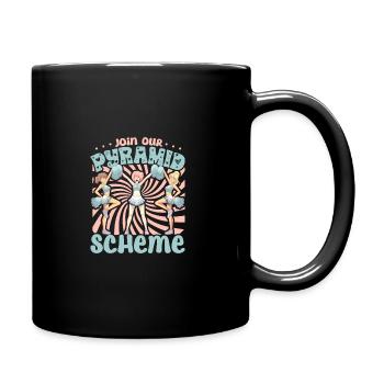 Tenue de pom-pom girl - Mug uni - noir - Droite