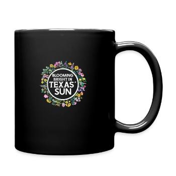 Texas Wildflowers Season Fields Flowers Texas - Full Colour Mug - black - Right