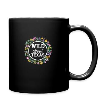 Texas Wildflowers Season Fields Flowers Texas - Full Colour Mug - black - Right