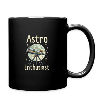 Astrophotography Astronomy Space Camera - Full Colour Mug - black - Right