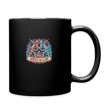 Ritterritter Mittelalterliche Renaissance-rüstung - Tasse einfarbig - Schwarz - Rechts