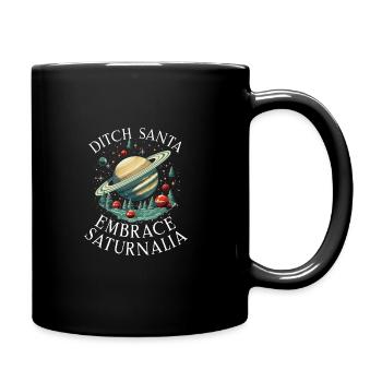 Saturnalia Miracle Ancient Rome and Julius Caesar - Full Colour Mug - black - Right