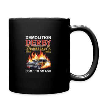 Demo Derby Demolition Derby Demolition Derby - Full Colour Mug - black - Right