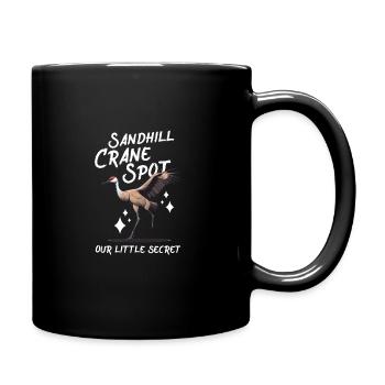 Sandhill Crane Lovers Bird Watching - Full Colour Mug - black - Right