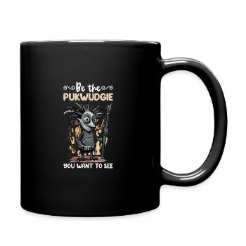 Pukwudgie Kryptide Folklore Mythen Kryptozoologe - Tasse einfarbig - Schwarz - Rechts