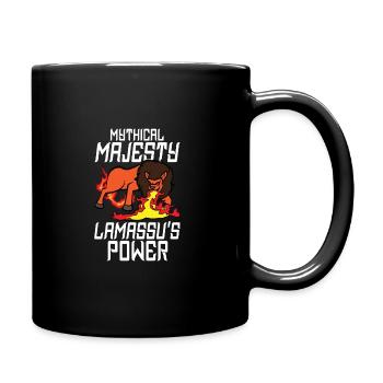 Lamassu Ancienne Mésopotamie Taureau ailé - Mug uni - noir - Droite