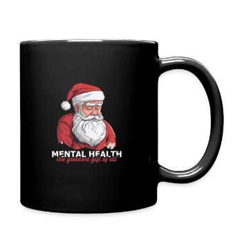 Mental Health Christmas Anti-Christmas - Full Colour Mug - black - Right