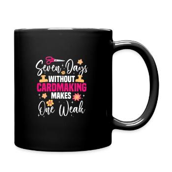Cardmaker Scrapbooking Kits de fabrication de cartes pour - Mug uni - noir - Droite