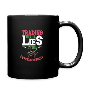 Stock Traders, Forex Traders, Investor Trading - Full Colour Mug - black - Right