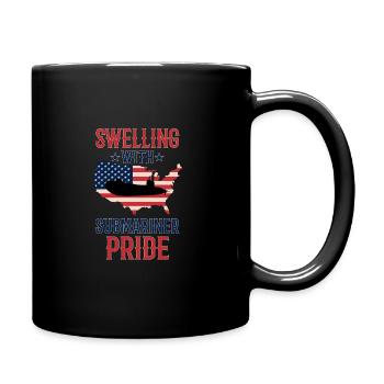Submariner Submarines Veteran Proud Mom - Tasse einfarbig - Schwarz - Rechts