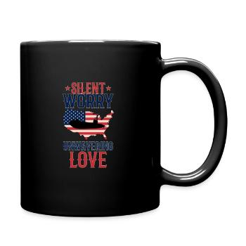 Submariner Submarines Veteran Proud Mom - Tasse einfarbig - Schwarz - Rechts