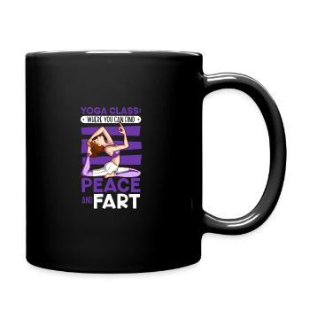 Yoga, Pleine conscience, Pratique, Méditation, Manifestation - Mug uni - noir - Droite