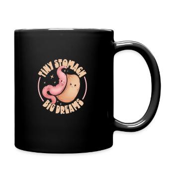 Gastric sleeve, gastric sleeve, gastrectomy, gastrectomy - Full Colour Mug - black - Right