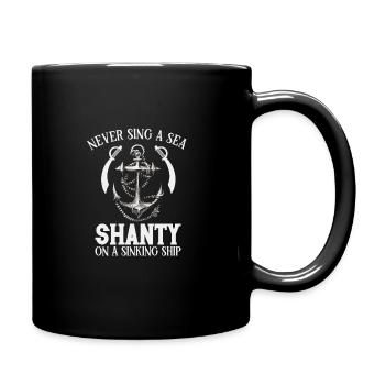 Sailors Sea Shanty Singing Ship Adventures - Mug uni - noir - Droite