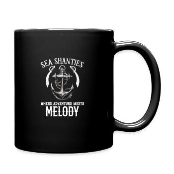 Sailors Sea Shanty Singing Ship Adventures - Mug uni - noir - Droite