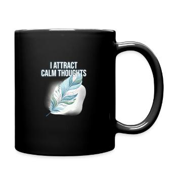 Yoga, Pleine conscience, Pratique, Méditation, Manifestation - Mug uni - noir - Droite
