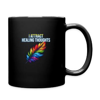 Yoga, Pleine conscience, Pratique, Méditation, Manifestation - Mug uni - noir - Droite