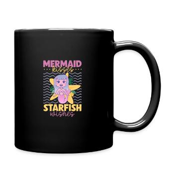 Sirène Reine, Mer, Royal, Océan, Monarque - Mug uni - noir - Droite