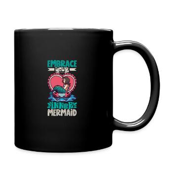 Sirène Reine Mer Royal Ocean Monarque - Mug uni - noir - Droite