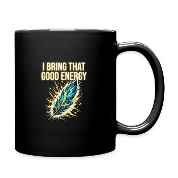 Yoga, Pleine conscience, Pratique, Méditation, Manifestation - Mug uni - noir - Droite