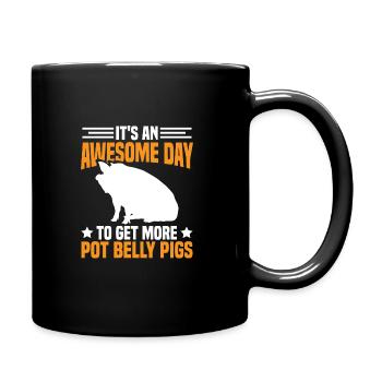 Pot Belly Pig Harnais et laisse Pot Belly Pig - Mug uni - noir - Droite