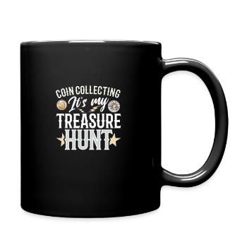 Collection de pièces de monnaie amusante pour les collectionneurs de pièces de monnaie et - Mug uni - noir - Droite