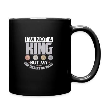 Collection de pièces de monnaie amusante pour les collectionneurs de pièces de monnaie et - Mug uni - noir - Droite