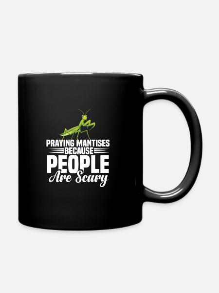 Enclos alimentaire de costume de mante religieuse - Mug uni - noir
