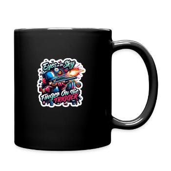 Clay Pigeon Shooting Clay Pigeon Shooting Shooting - Full Colour Mug - black - Right