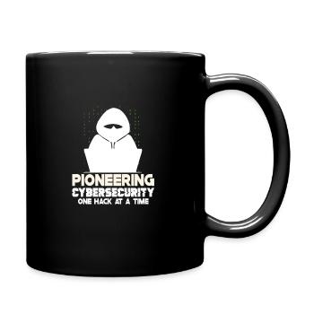 Ethical Hacking Analyst Ethical Cyber Security - Full Colour Mug - black - Right