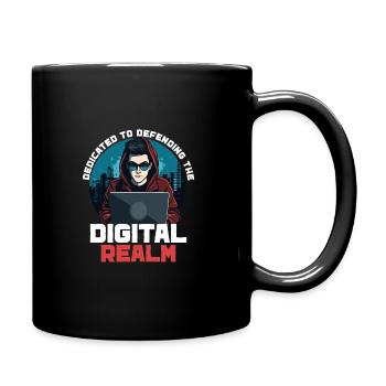 Ethical Hacking Analyst Ethical Cyber Security - Full Colour Mug - black - Right