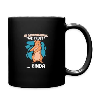 Groundhog Day Enthusiasts 2024, February 2 - Full Colour Mug - black - Right