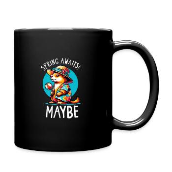 Groundhog Day Enthusiasts 2024, February 2 - Full Colour Mug - black - Right