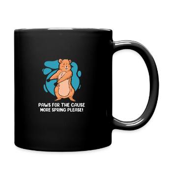 Groundhog Day Enthusiasts 2024, February 2 - Full Colour Mug - black - Right