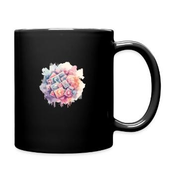 Philately Philatelist Stamp Collecting - Full Colour Mug - black - Right