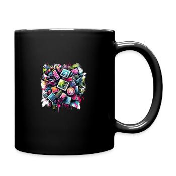Philately Philatelist Stamp Collecting - Full Colour Mug - black - Right