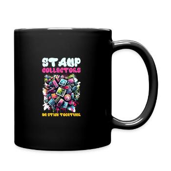 Philately Philatelist Stamp Collecting - Full Colour Mug - black - Right