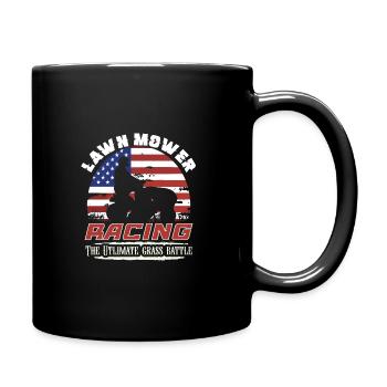 Tondeuse à gazon Tondeuse à gazon de course Tondeuse à gazon de course - Mug uni - noir - Droite