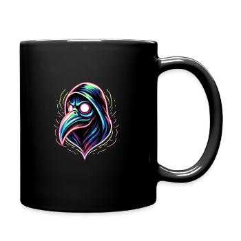 Gruseliger Halloween-horror-seuchendoktor - Tasse einfarbig - Schwarz - Rechts
