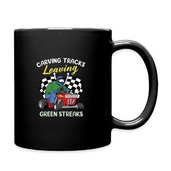 Tondeuse à gazon Tondeuse à gazon de course Tondeuse à gazon de course - Mug uni - noir - Droite