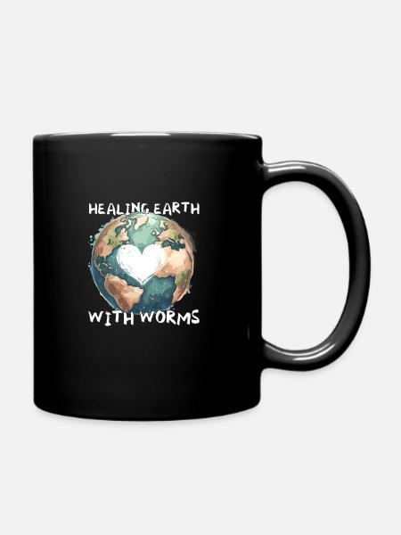 Lombriciculture Jardinage de vers de terre Vermiculture - Mug uni - noir